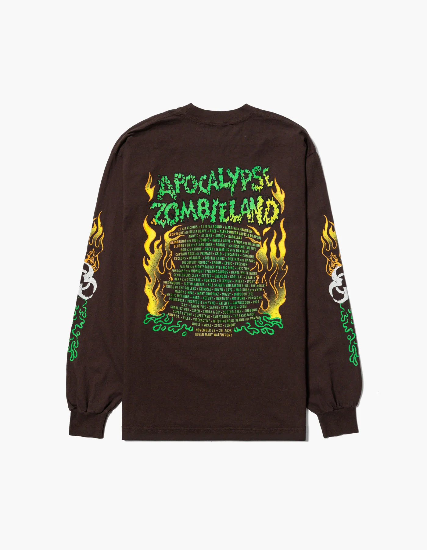 Apocalypse Flame 2025 Lineup L/S Tee - Image 2