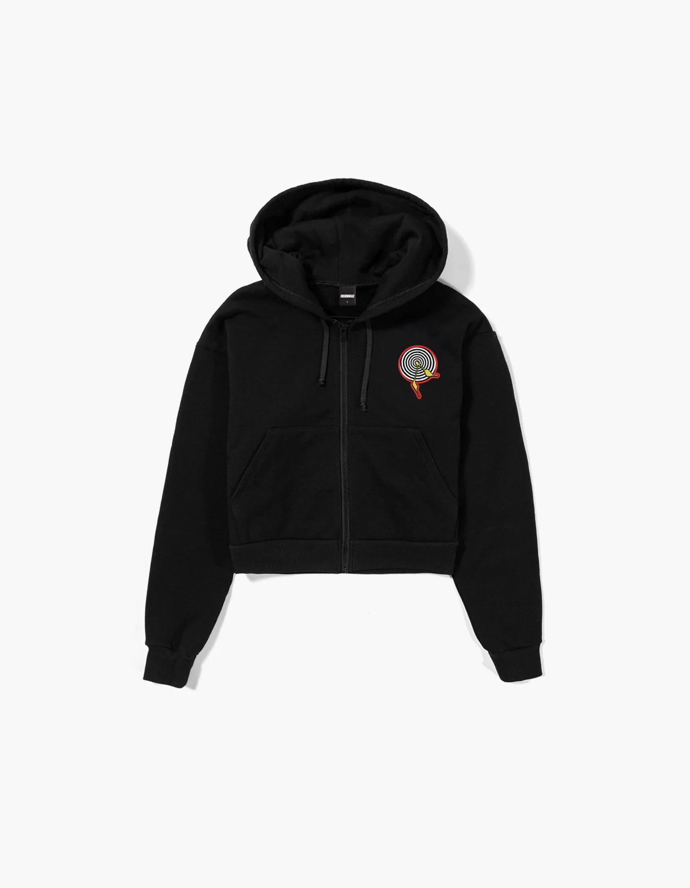 Beyond Wonderland 2026 Cryptic Zip Crop Hoodie