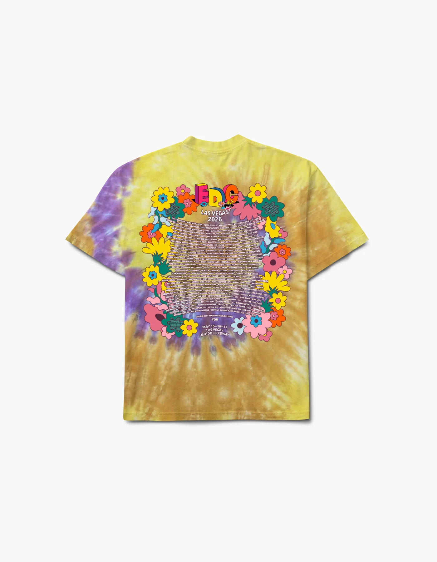 DabsMyla x Insomniac House Rascals EDC 2026 Lineup Tee - Image 2