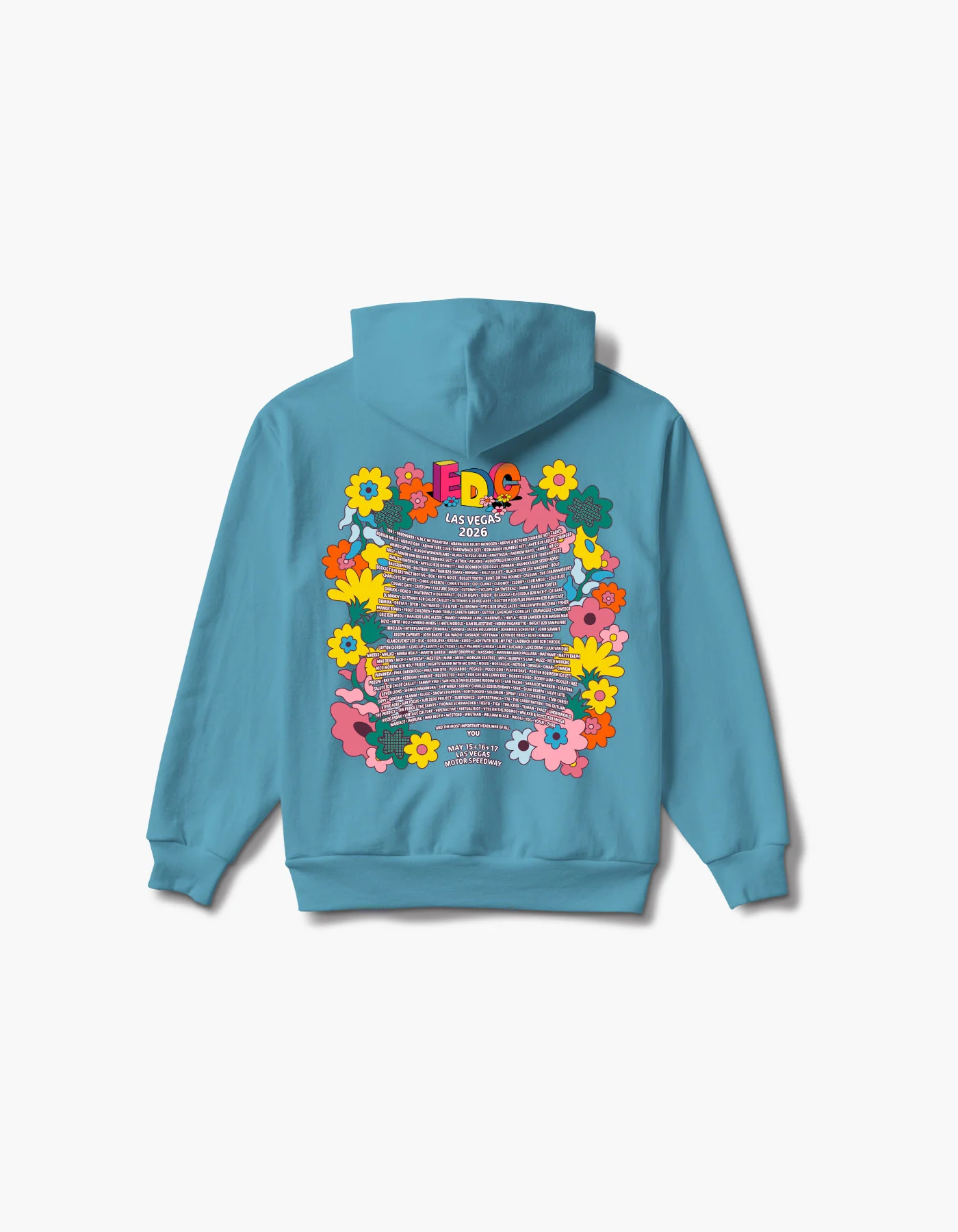 DabsMyla x Insomniac House Rascals EDC 2026 Lineup Hoodie - Image 2