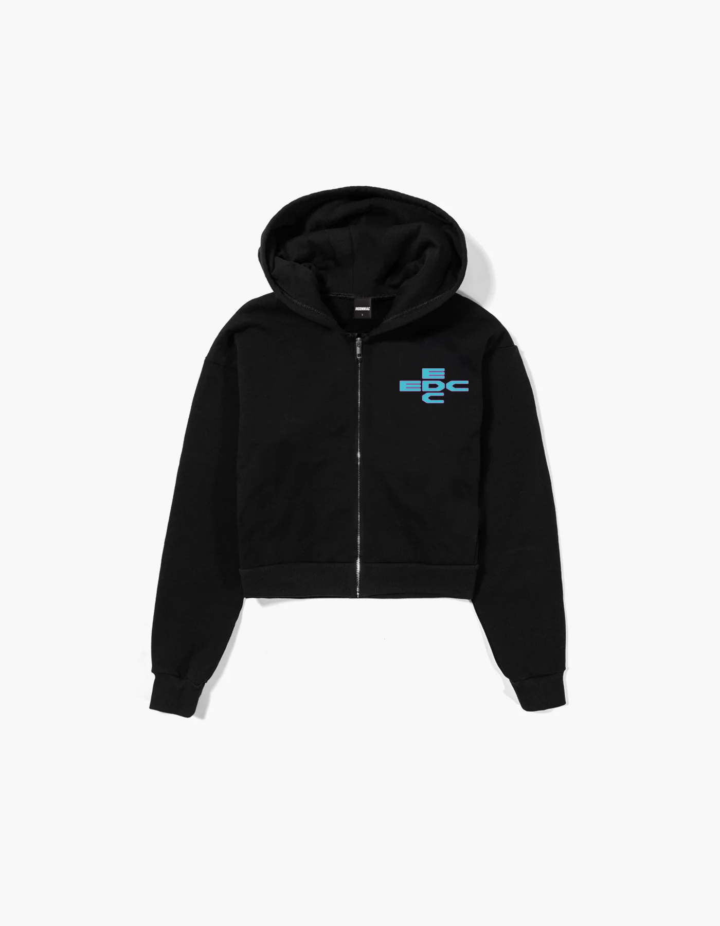 EDC 2026 Daisies Transmission Crop Zip Hoodie