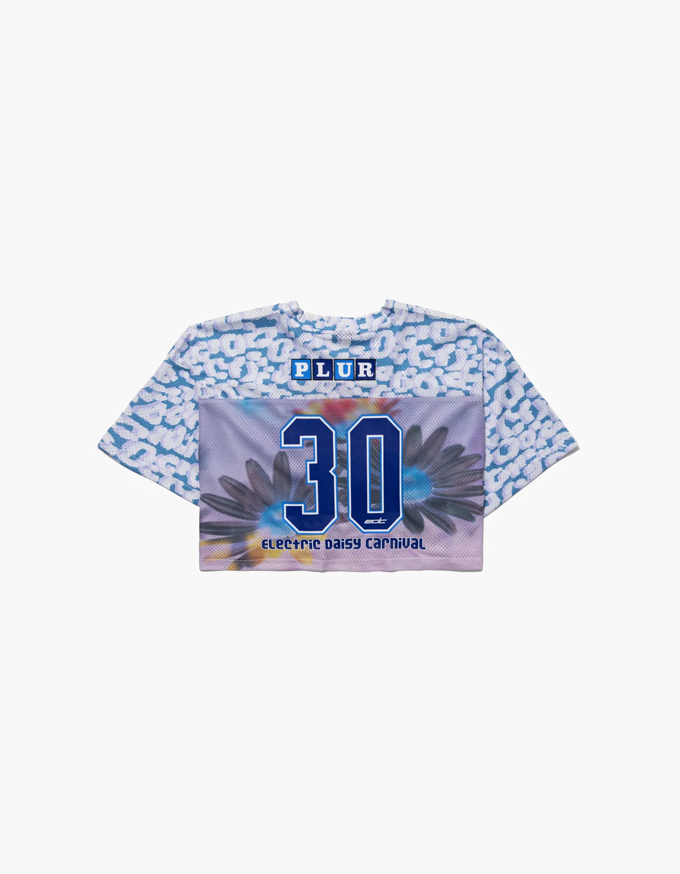 EDC 2026 Daisy Field Mesh Crop Jersey - Image 2