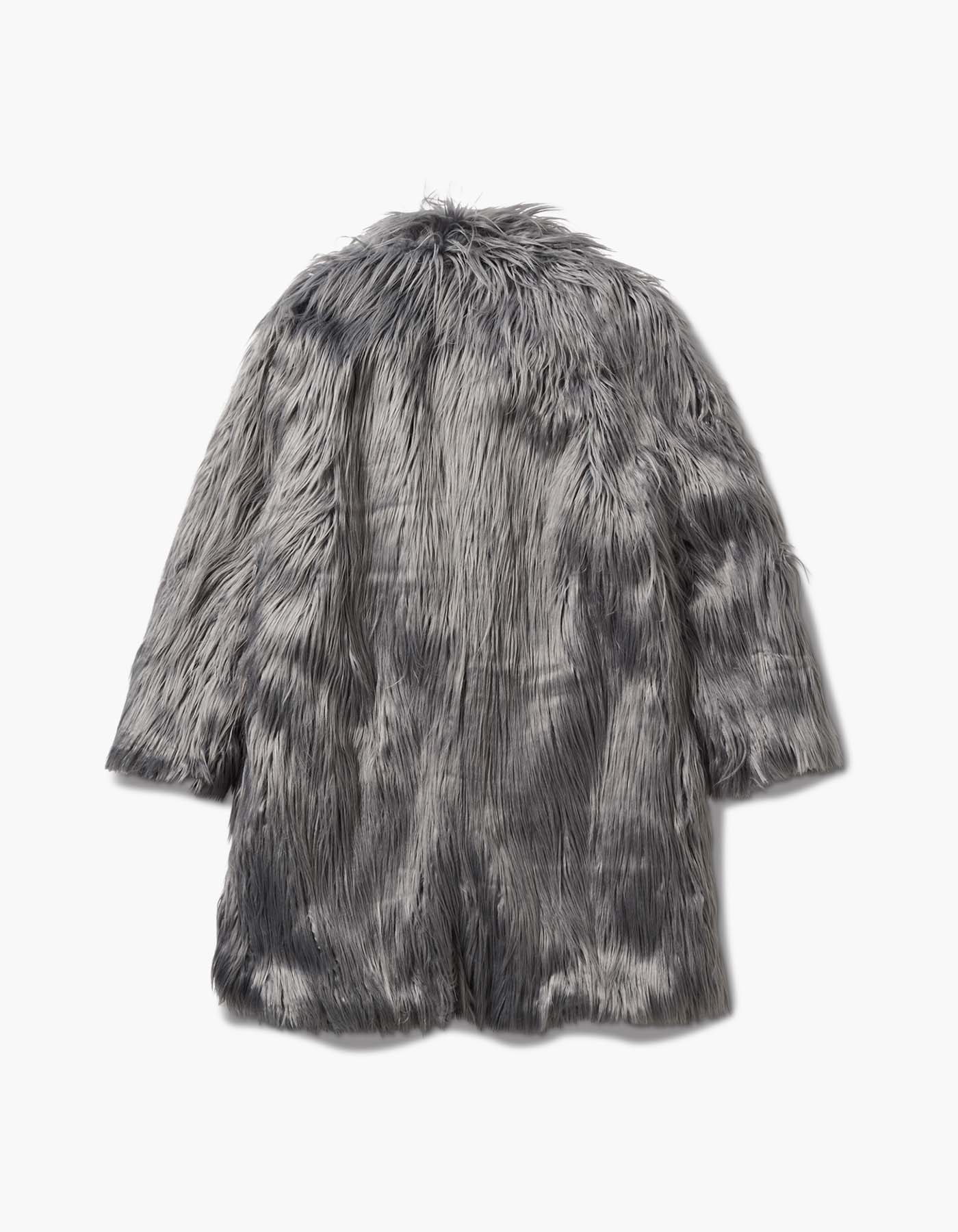 Disco Trip Oversized Fur Coat - Image 2
