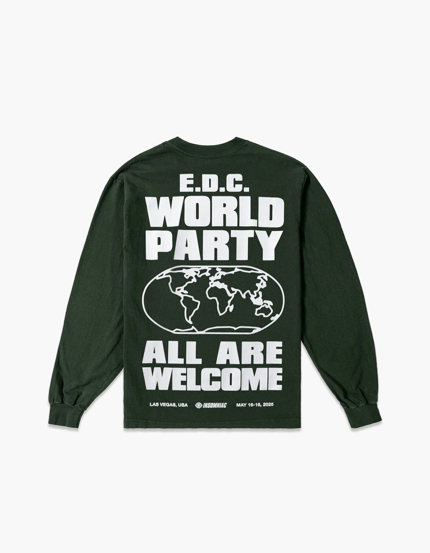 EDC Las Vegas Globe Welcome Long Sleeve Tee - Image 2