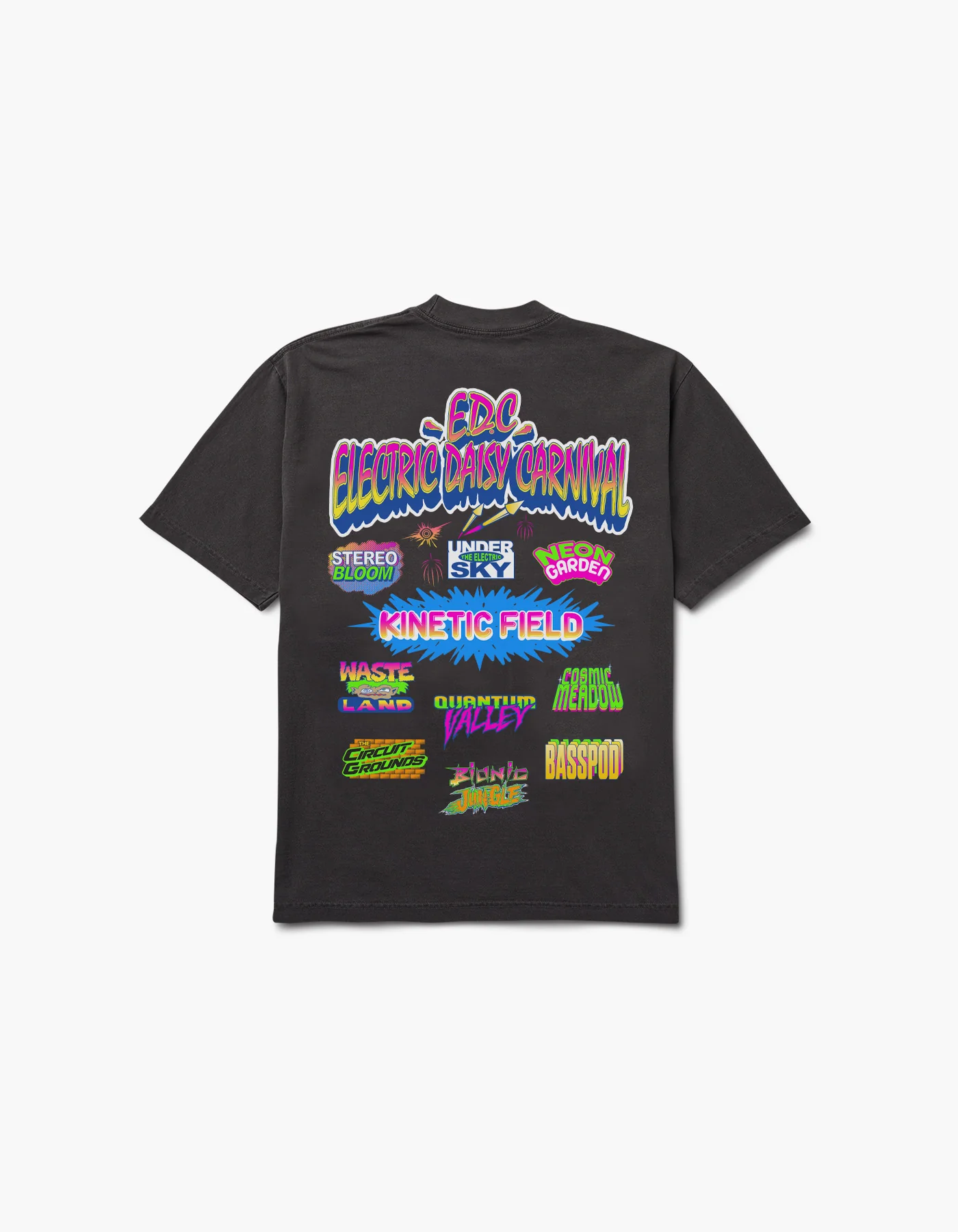 EDC Orlando Fireworks Stages Short Sleeve Tee - Image 2