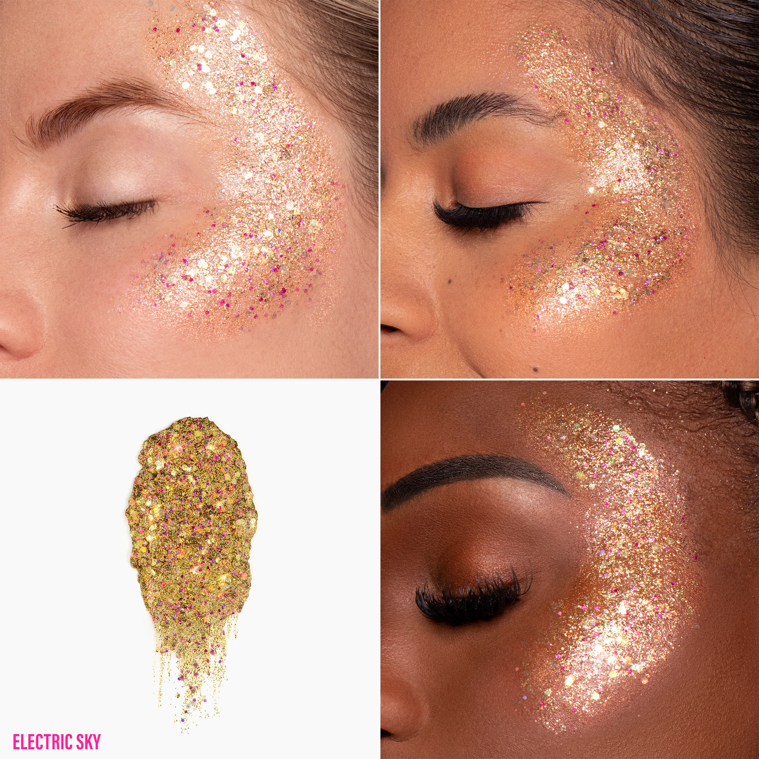 Electric Sky Face & Body Glitter - Image 3