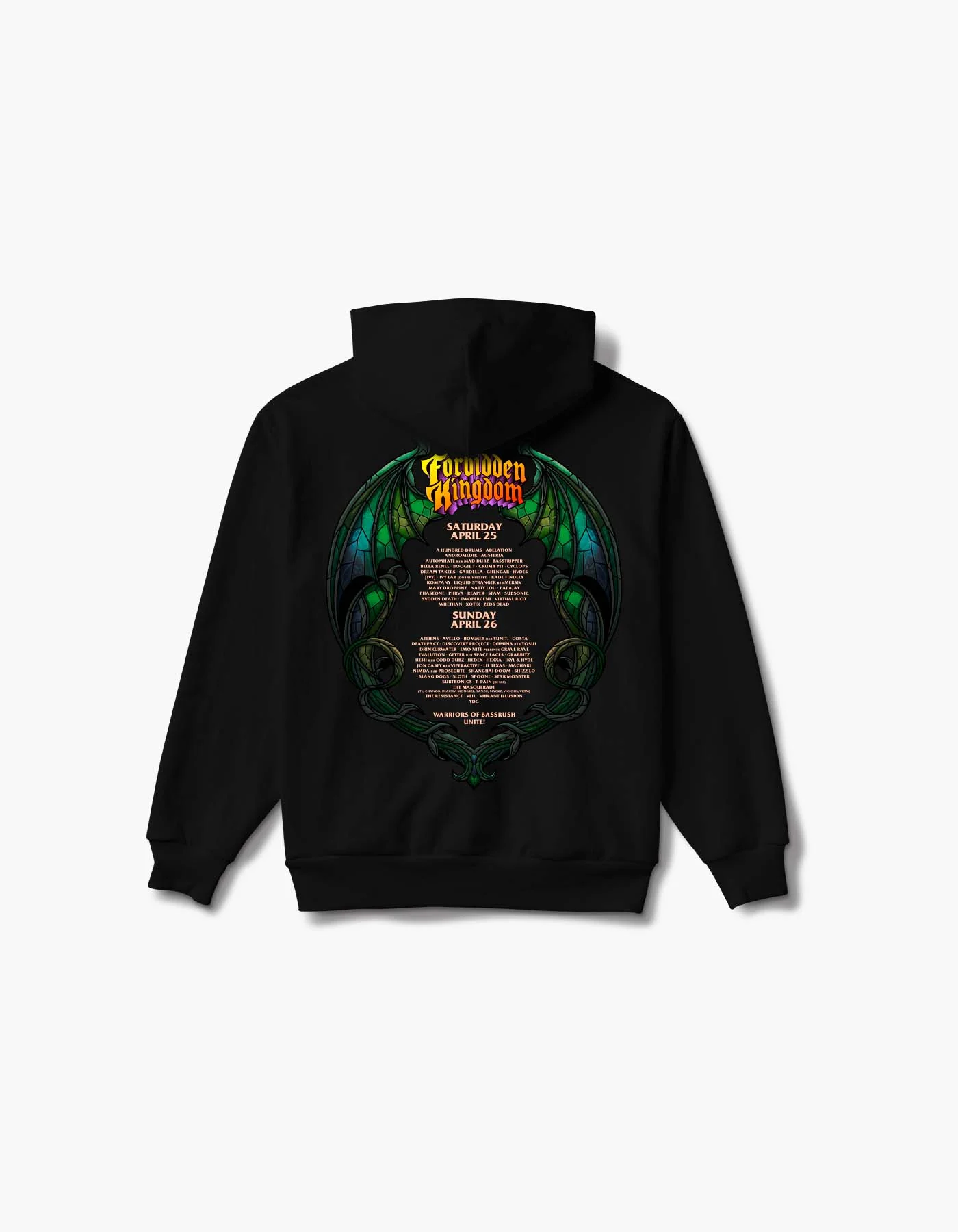 Forbidden Kingdom 2026 Divine Lineup Hoodie - Image 2