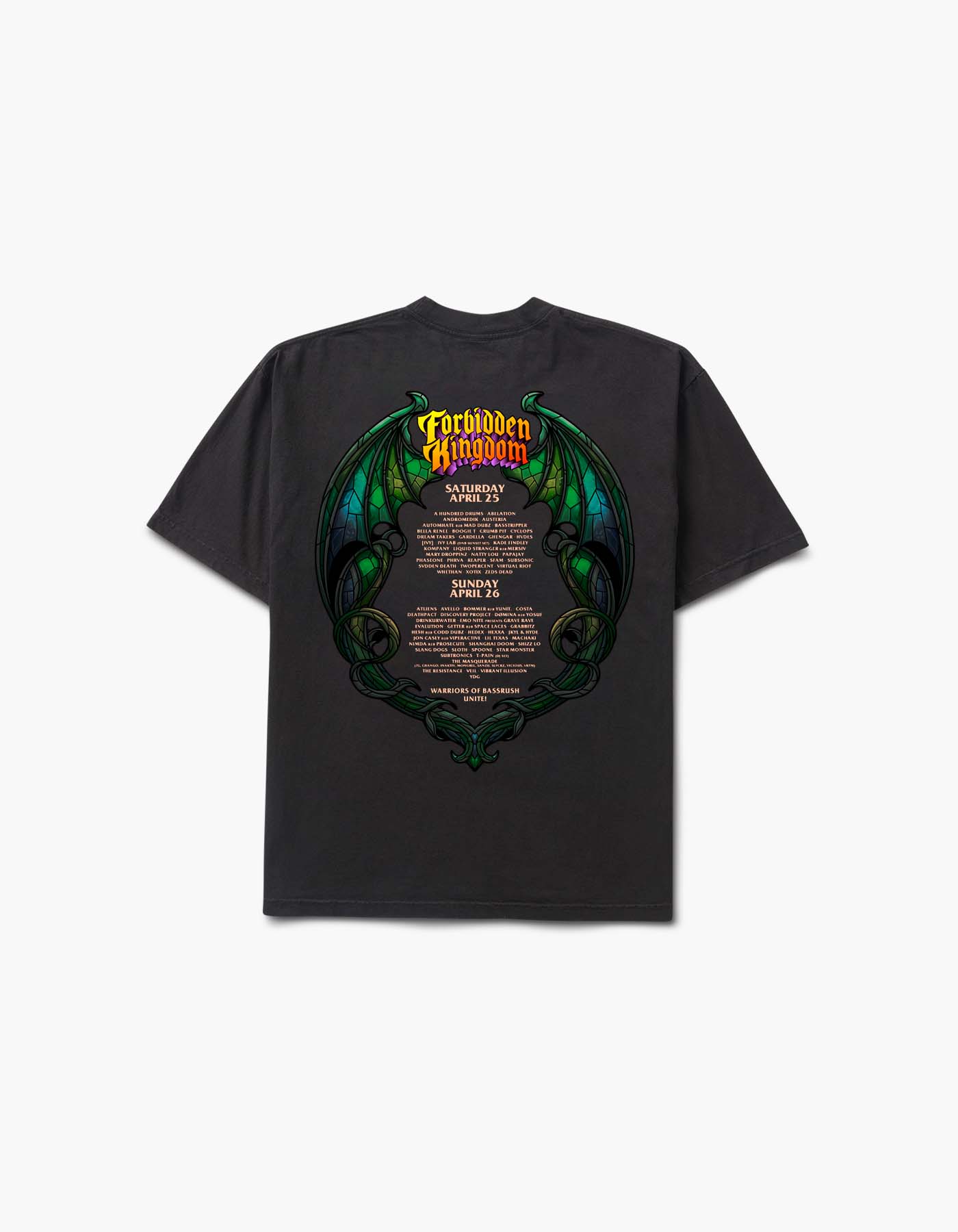 Forbidden Kingdom 2026 Divine Lineup Short Sleeve Tee - Image 2