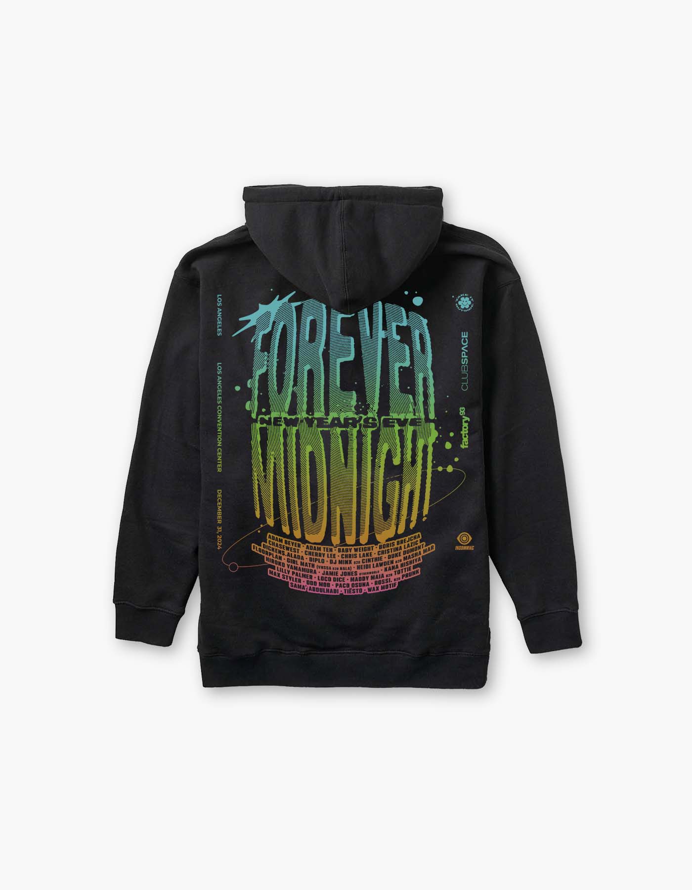 Forever Midnight LA 2024 Lineup Hoodie - Image 4
