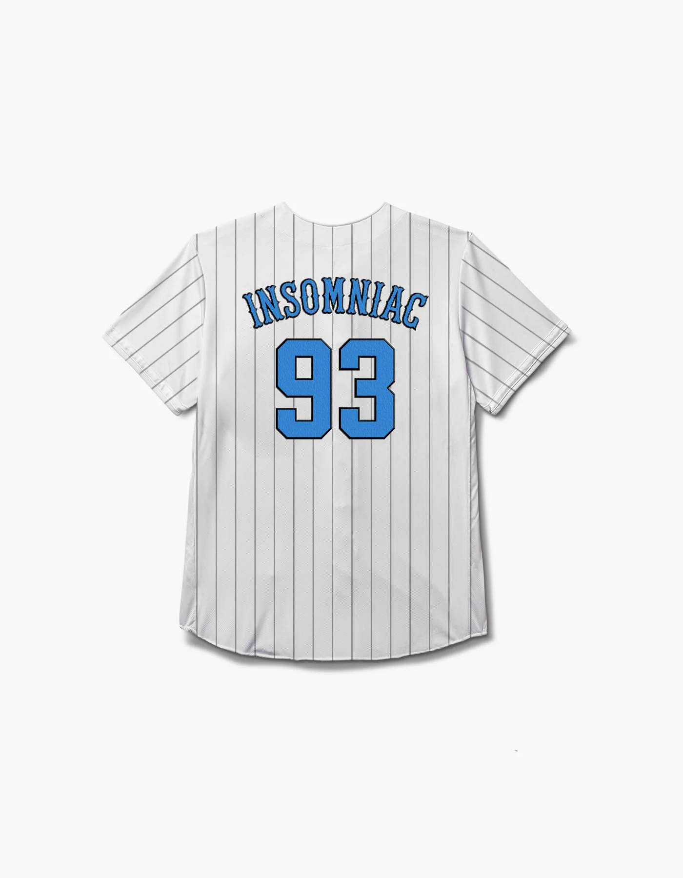Insomniac Pinstripe Baseball Jersey - Image 2