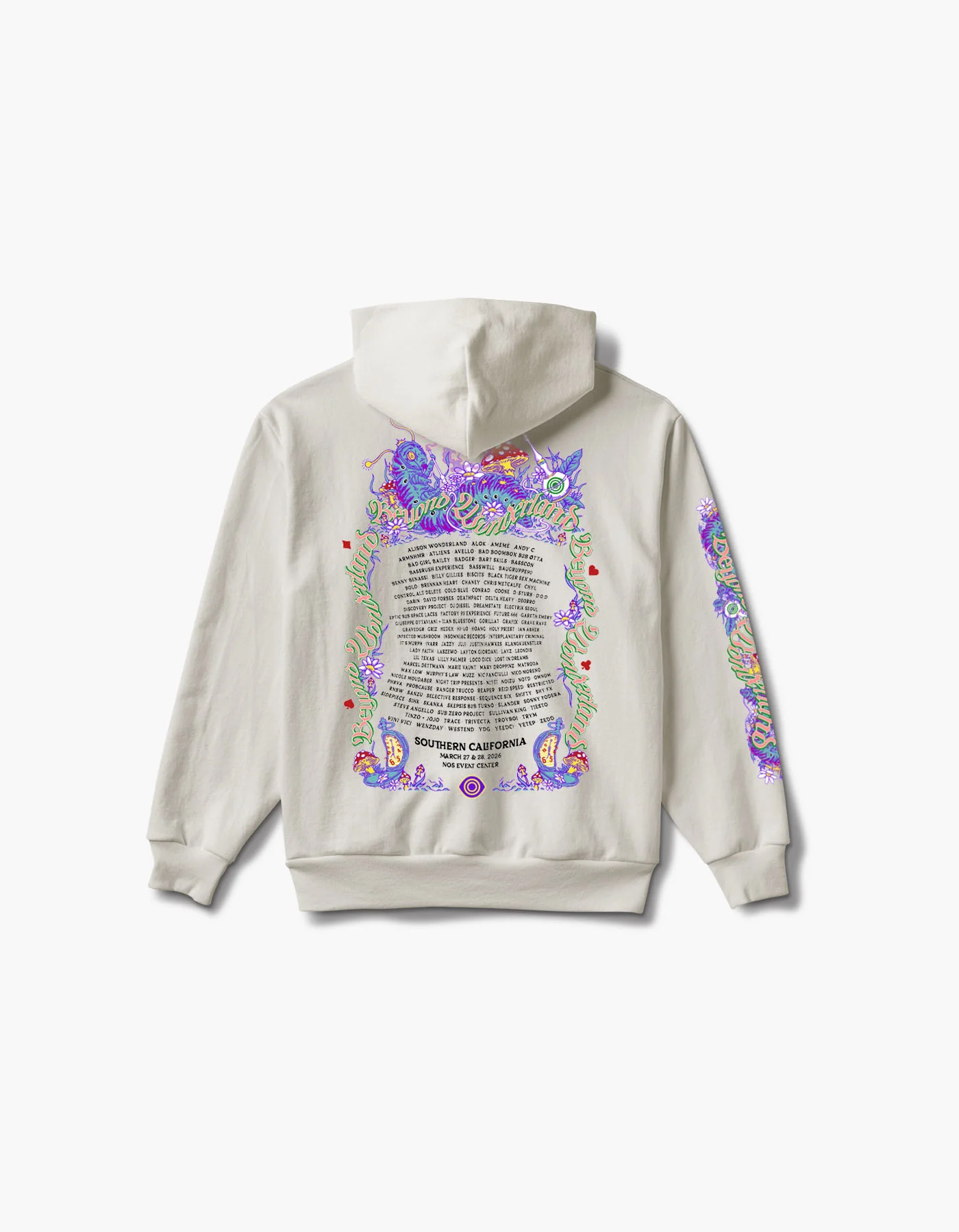 Beyond Wonderland Lock & Key 2026 Lineup Hoodie - Image 2