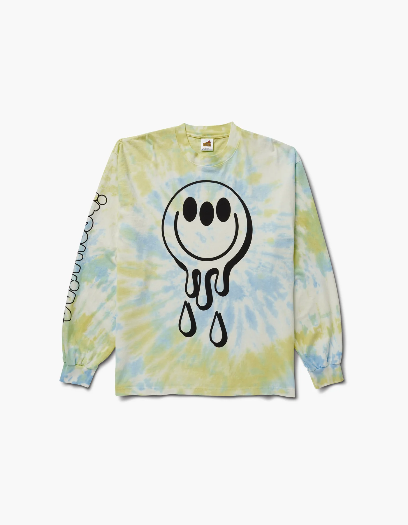 Melted Smiley Tie Dye L/S Tee