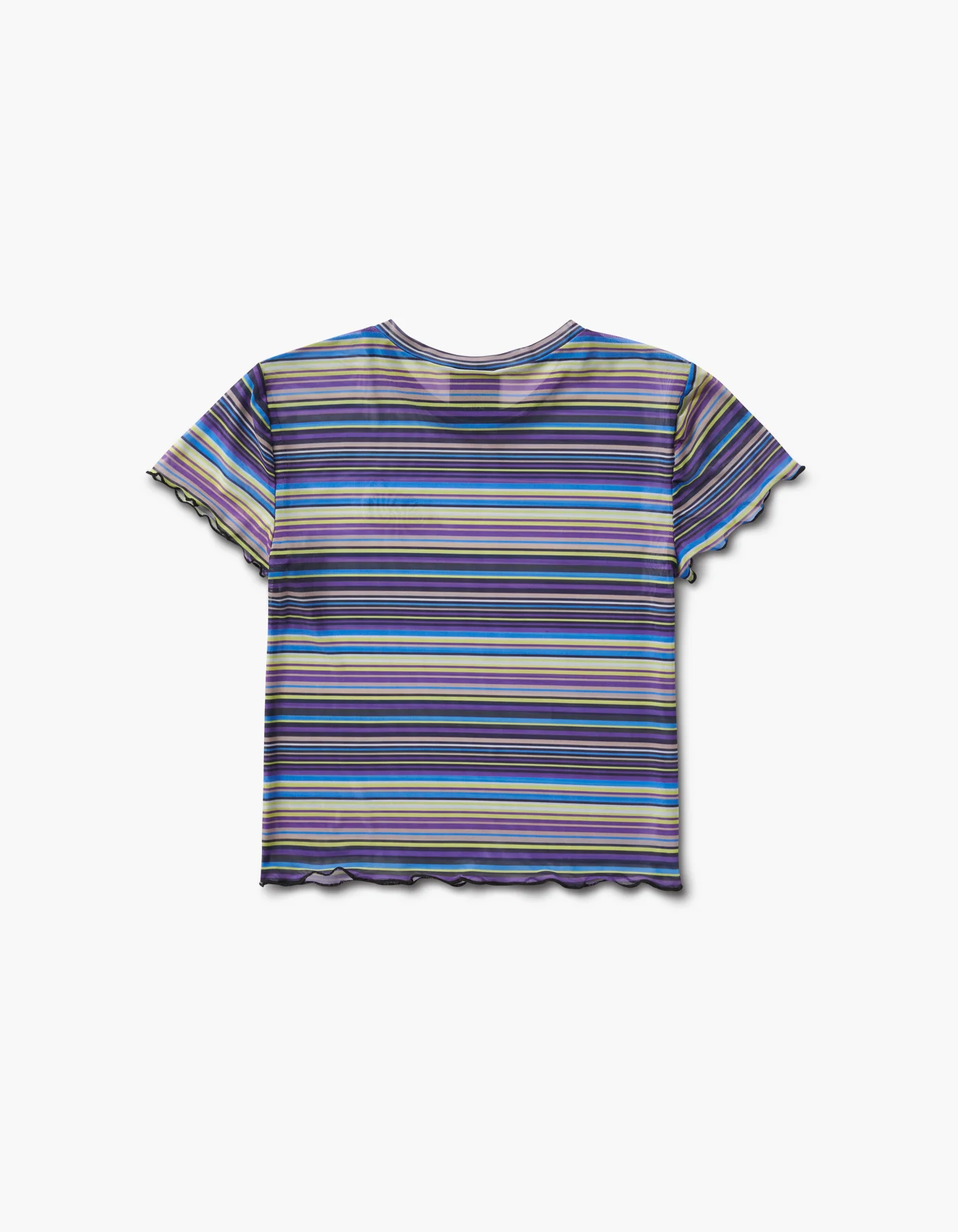 Stripe Mesh Tee - Image 2